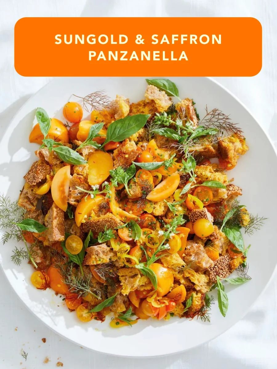Sungold & Saffron Panzanella