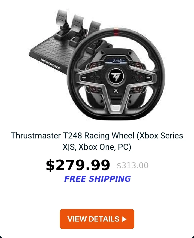 Thrustmaster T248 Racing Wheel (Xbox Series X|S, Xbox One, PC)