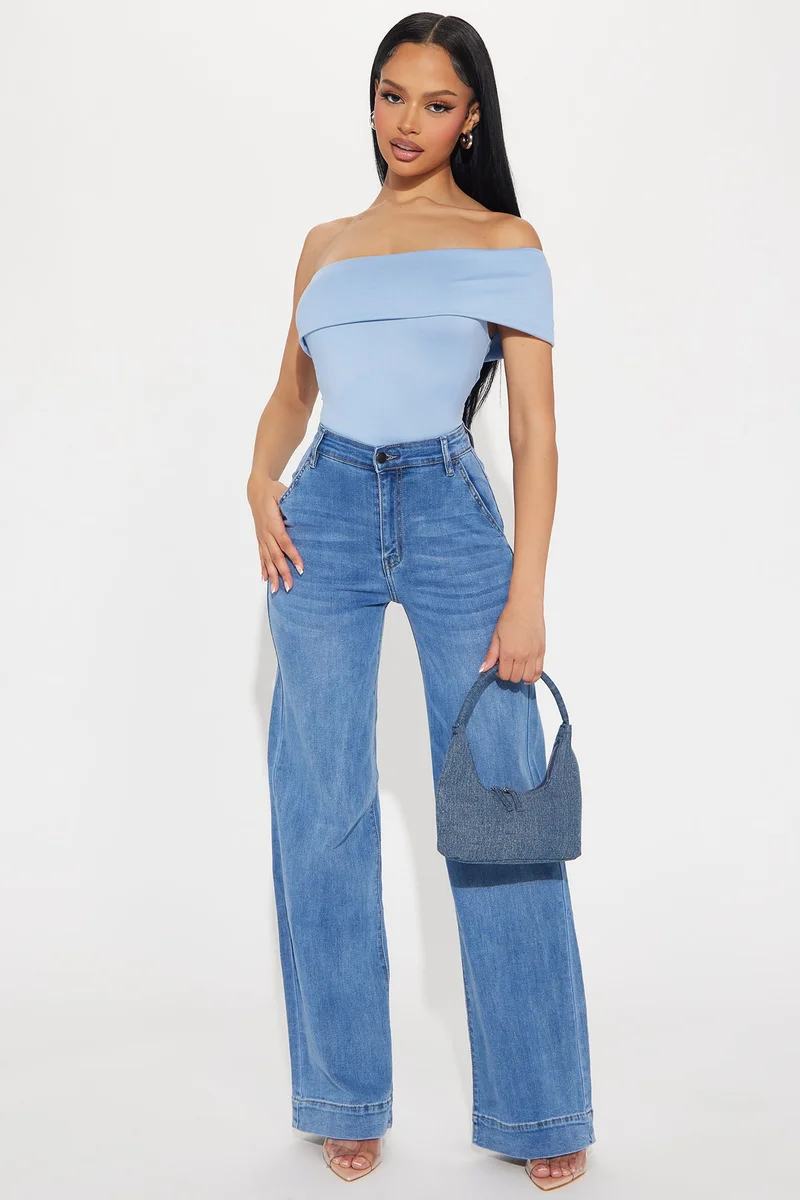 Image of Margot Stretch Trouser Jeans - Medium Wash