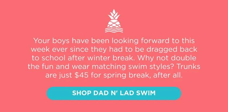 SHOP DAD & LAD MATCHING SWIM