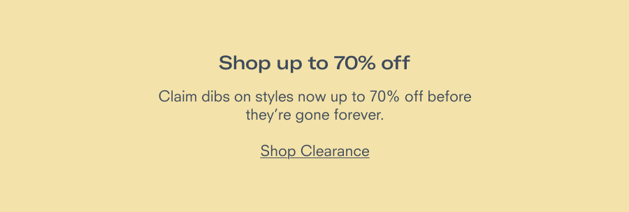 Shop Clearance
