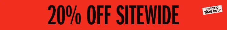 20% OFF SITEWIDE