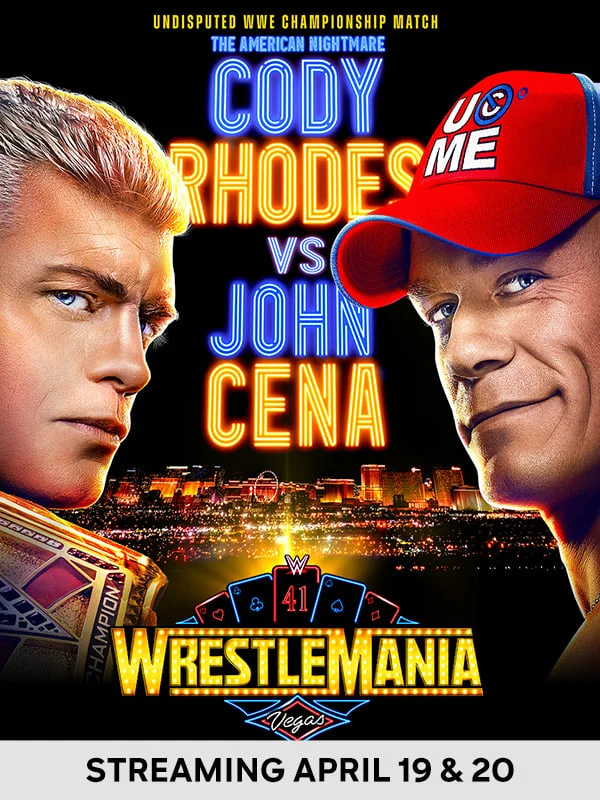 Wrestlemania 41 - Streaming April 19 and 20