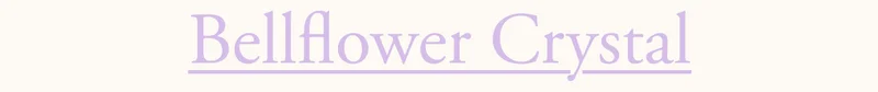 Bellflower Crystal