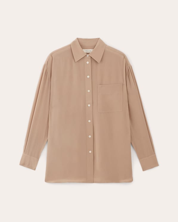 [Image]The Boyfriend Shirt in Washable Silk