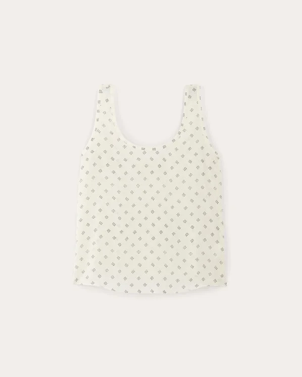 [Image]The Washable Clean Silk Scoop-Neck Tank