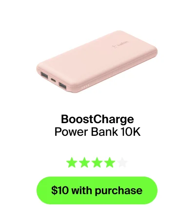 Plus a sleek 3-port power bank to get you going.