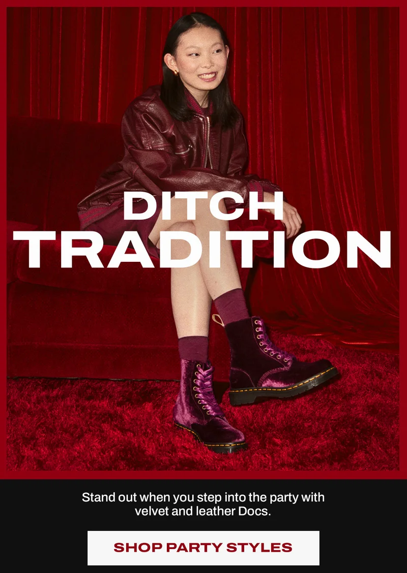 Red velvet boots | Shop Party Styles