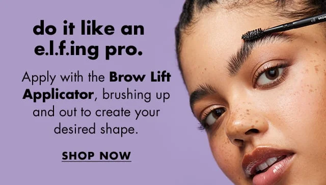 Apply with the brow lift applicator Apply with the brow lift applicator