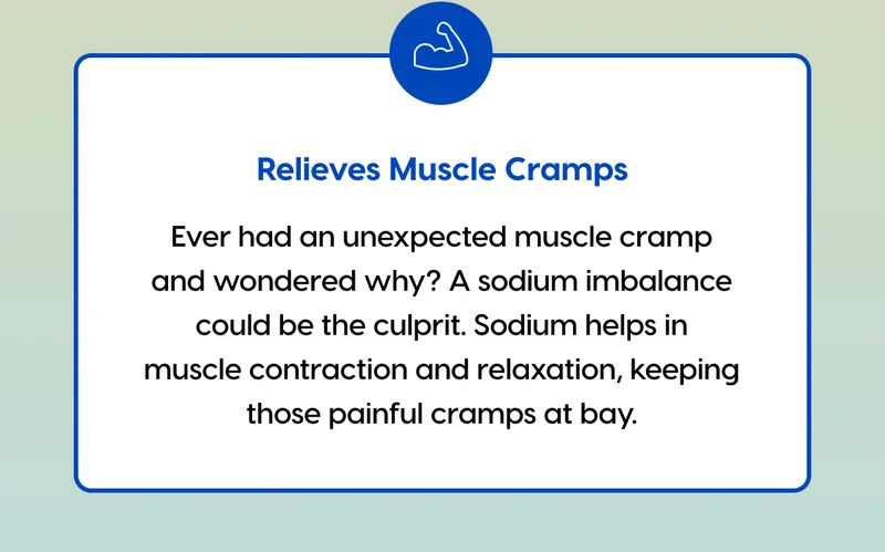 Relieves Muscle Cramps