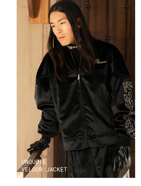 UNQUOTE VELOUR JACKET