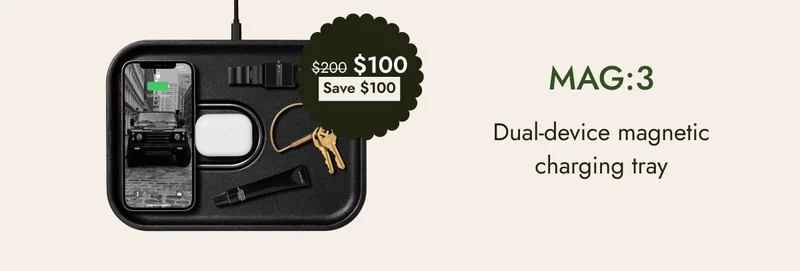 mag:3 dualdevice magnetic tray