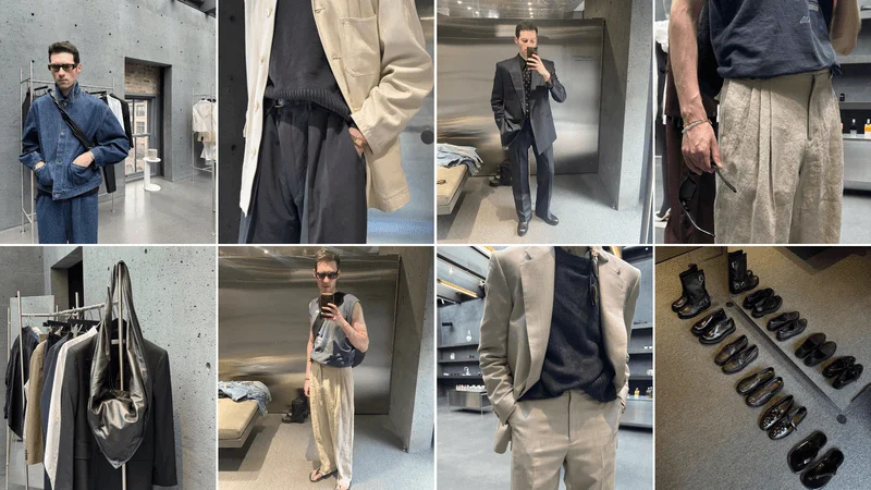An inside look at the SSENSE store in Montreal.