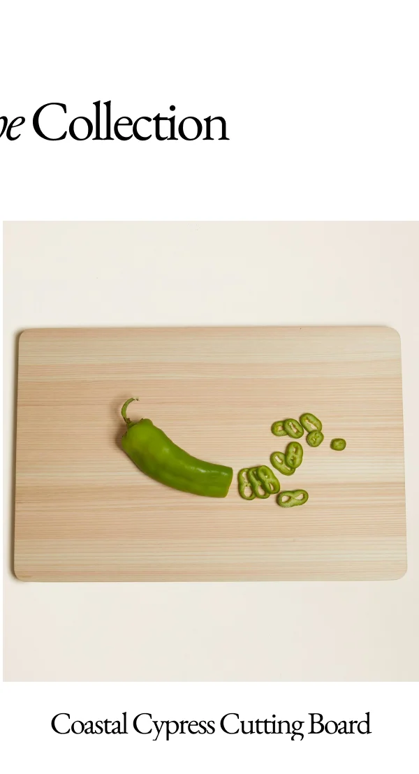 Kumo Hinoki Coastal Cypress Cutting Board