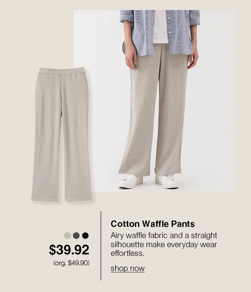 Shop Cotton Waffle Pants $39.92 (org. $49.90)