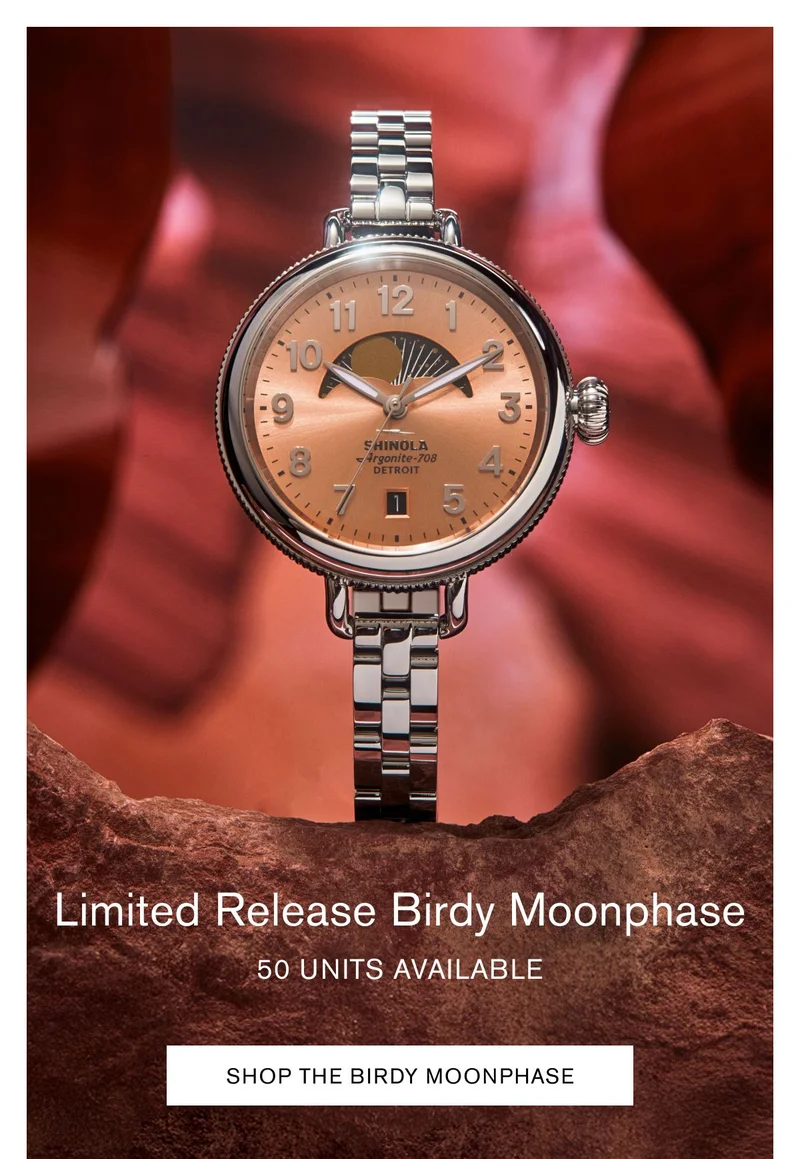 Limited Release Birdy Moonphase 50 Units available | SHOP THE BIRDY MOONPHASE
