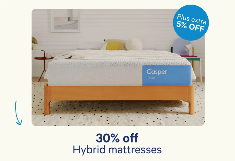 30% off Hybrid Mattresses