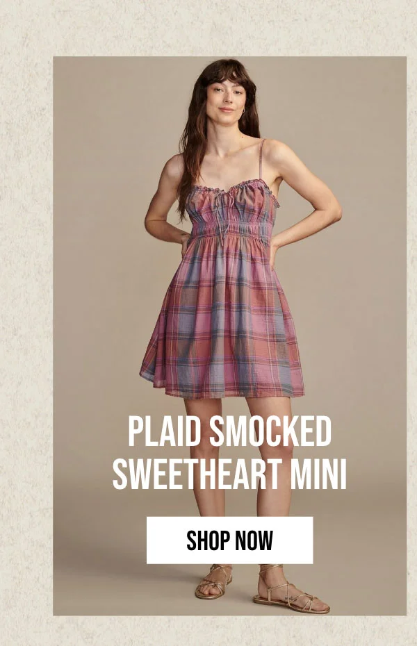 PLAID SMOCKED | SWEETHEART MINI | SHOP NOW