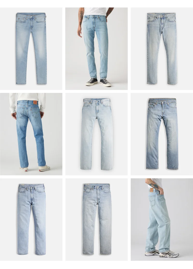 DIFFERENT LIGHT WASH JEANS FITS