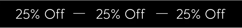 25% Off