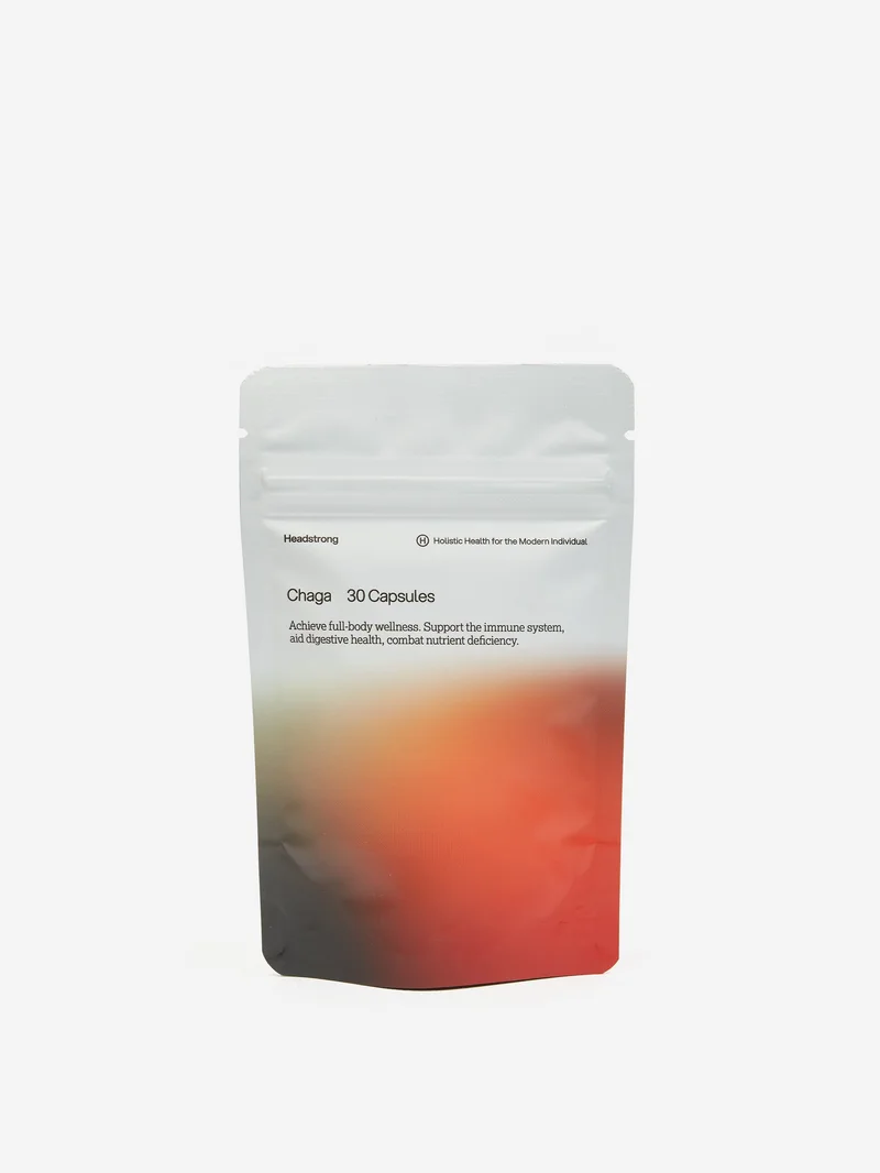 Image of Headstrong Organic Mushroom Supplements - Chaga