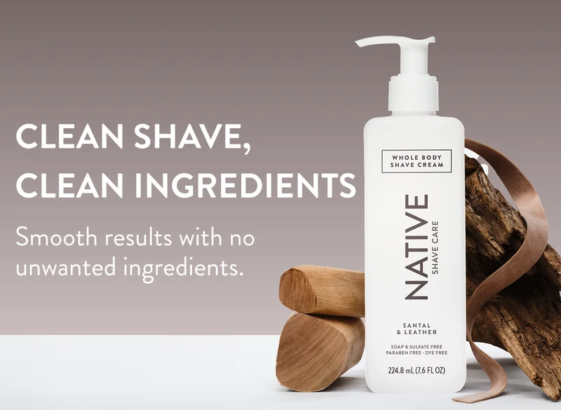 Clean Shave, clean ingredients. Smooth results with no unwanted ingredients. Clean Shave, clean ingredients. Smooth results with no unwanted ingredients.