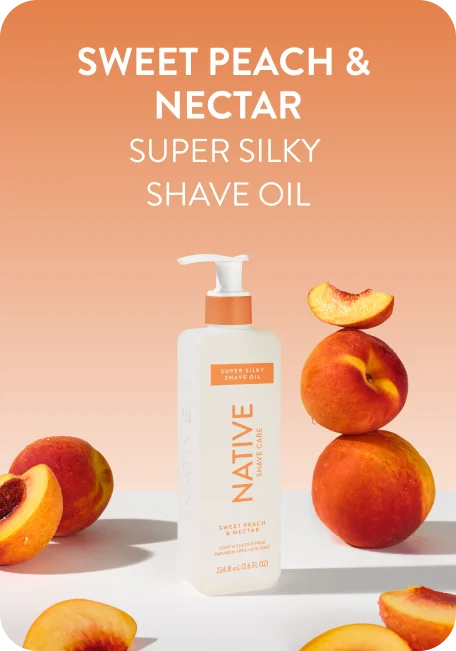 sweet peach and nectar super silky shave oil sweet peach and nectar super silky shave oil
