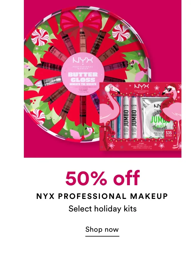 50% off NYX Professional Makeup Select holiday kits | Shop now