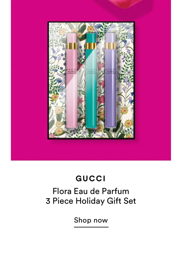 Gucci | Floral Eau de Parfum 3 Piece Holiday Gift Set