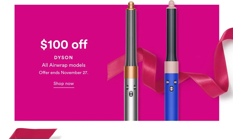 $100 off Dyson Airwrap | Shop now