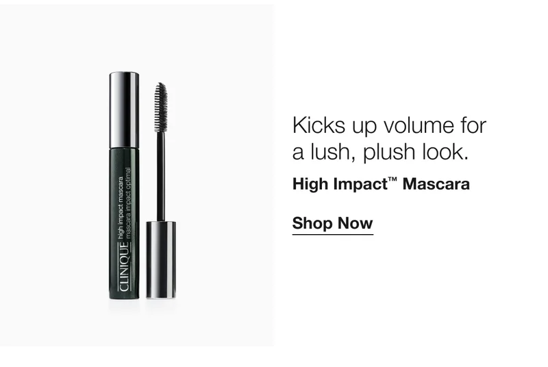Kicks up volume for a lush, plush look. | High Impact™ Mascara | Shop Now