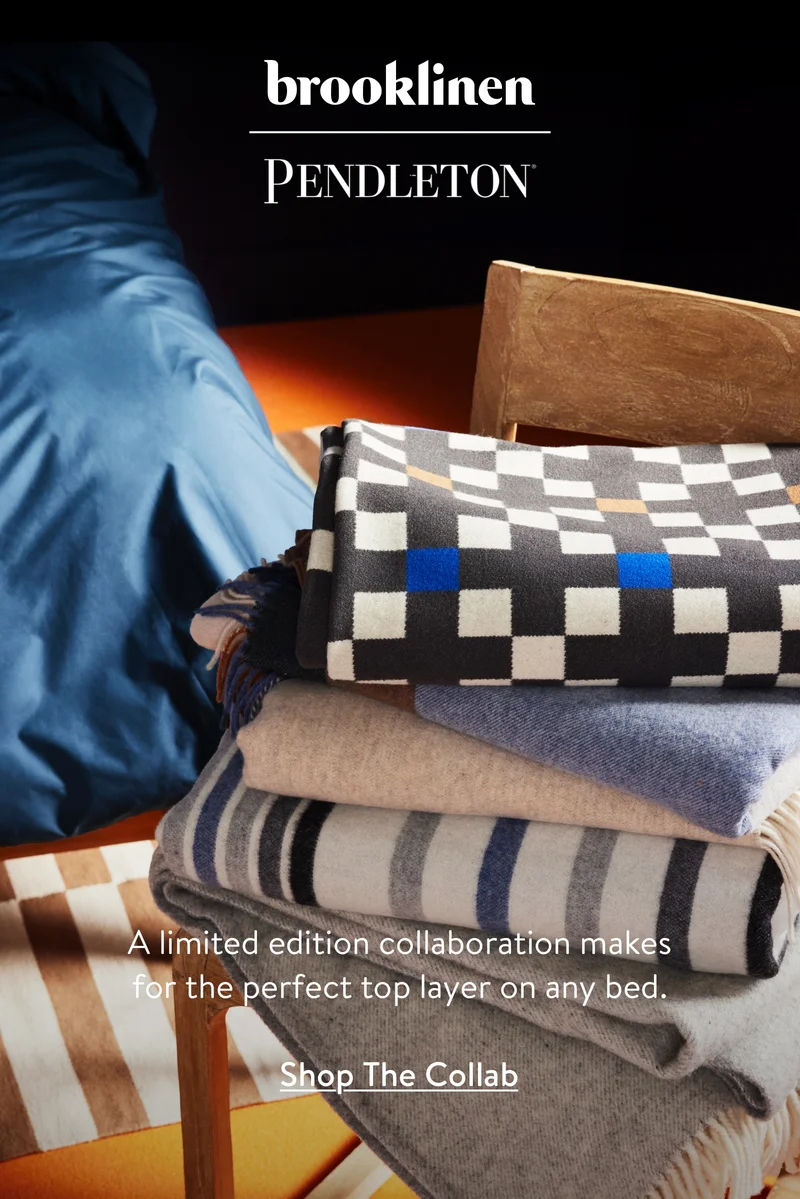Pendleton. A limited edition collaboration makes for the perfect top layer on any bed. Shop the collab
