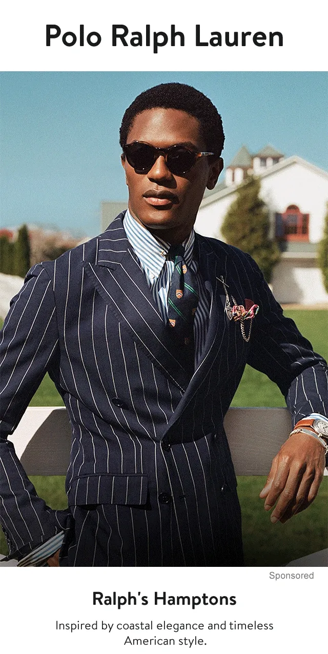 Models wearing Polo Ralph Lauren styles.