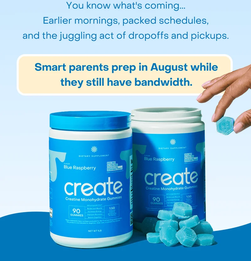 You know what's coming... Earlier mornings, packed schedules, and the juggling act of dropoffs and pickups. Smart parents prep in August while they still have bandwidth.