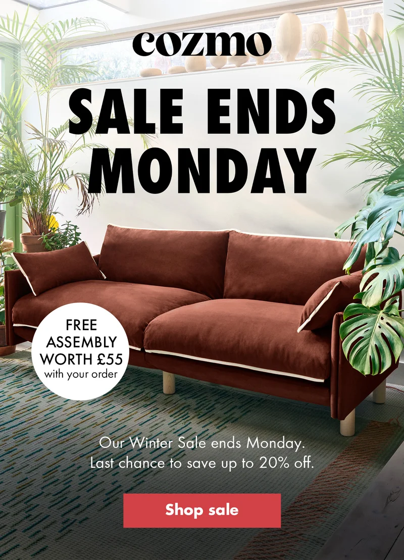 Sale Ends Monday