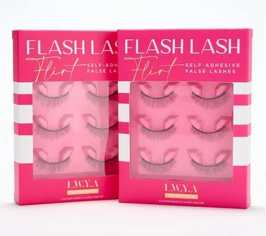 LWYA by Kim Gravel Flash Lash Self-Adhesive Lash Trio 2pk