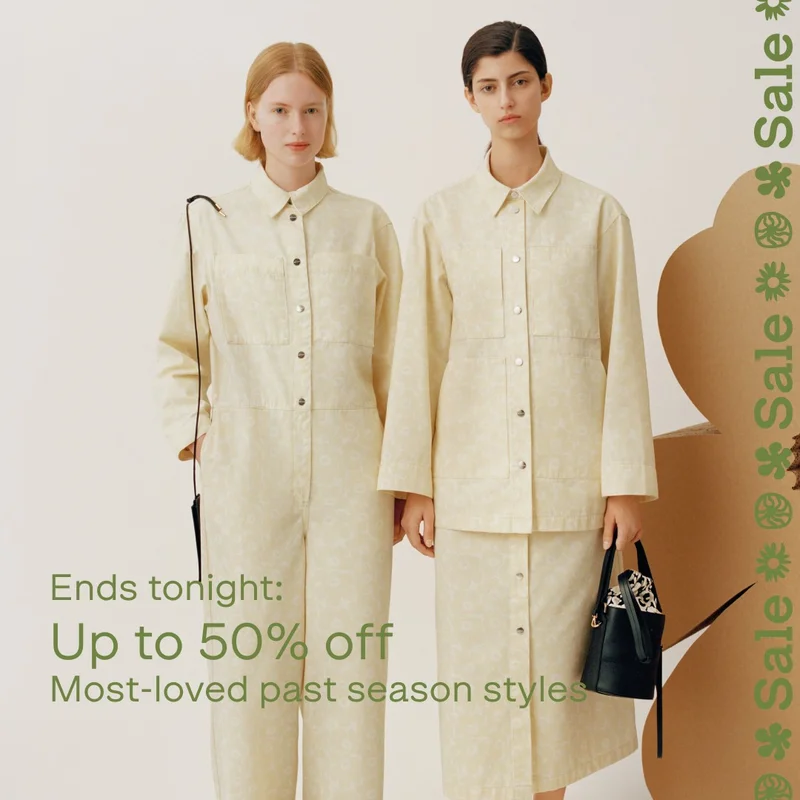 Up to 50% off during our Outlet sale