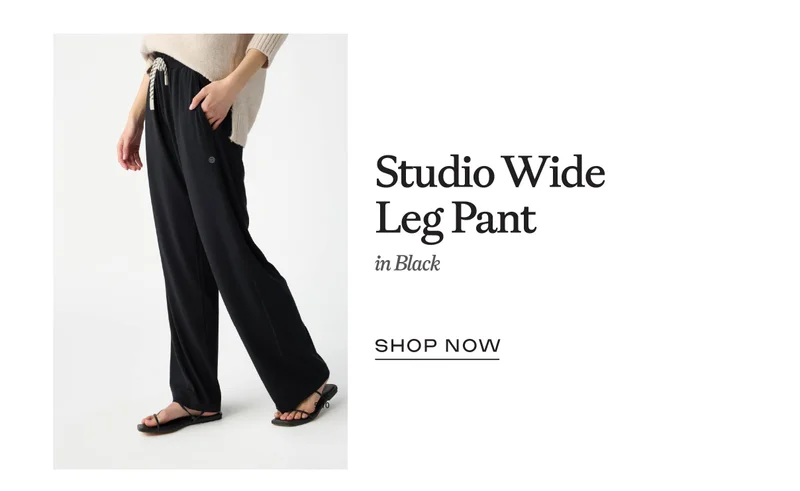 Studio Wide Leg Pant