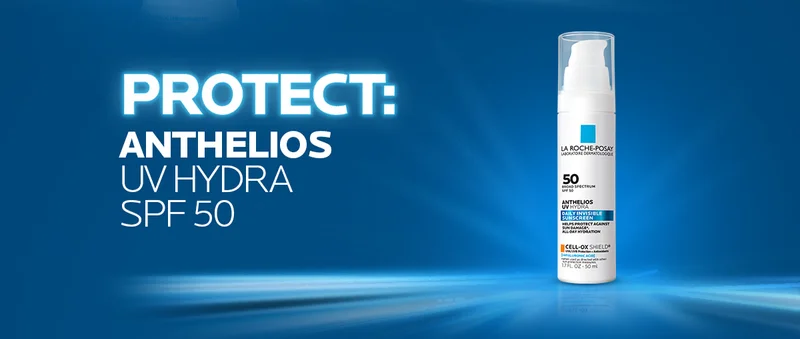 Anthelios UV Hydra Hydrating Face Sunscreen SPF 50 With Hyaluronic Acid