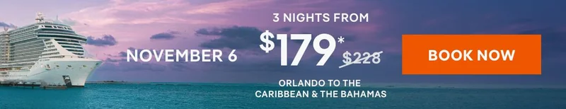 November 6 – 3 Nights from Orlando (Port Canaveral)  to the Caribbean & The Bahamas – Click to Book Now
