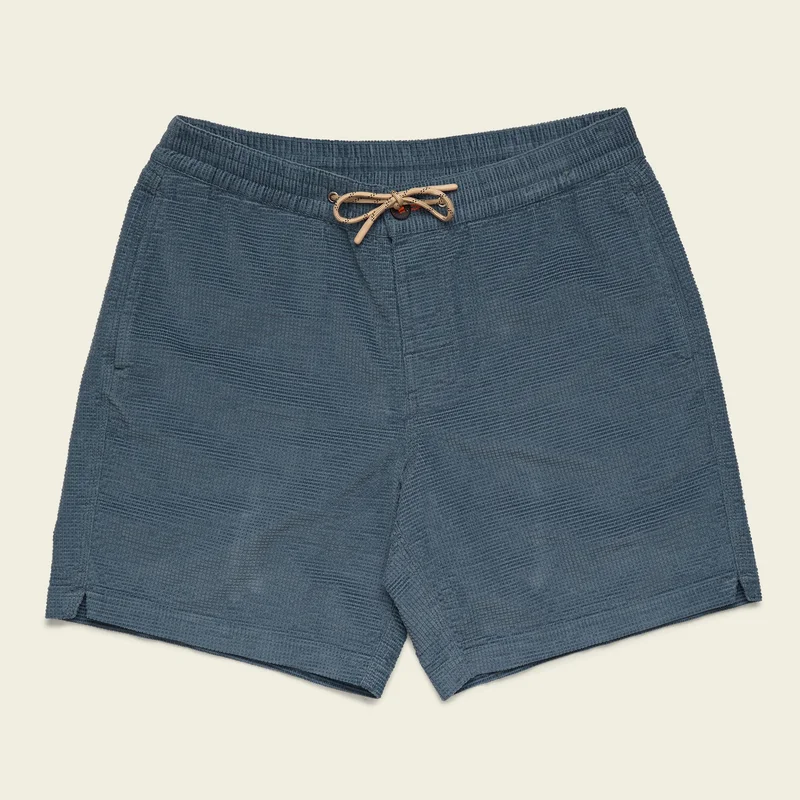 Image of Pressure Drop Cord Shorts - Grid : Blue Mirage