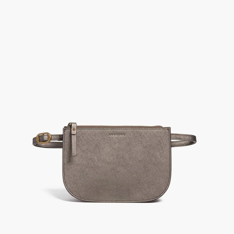 Image of Waverley 2 - Saffiano Leather - Graphite / Brass / Grey