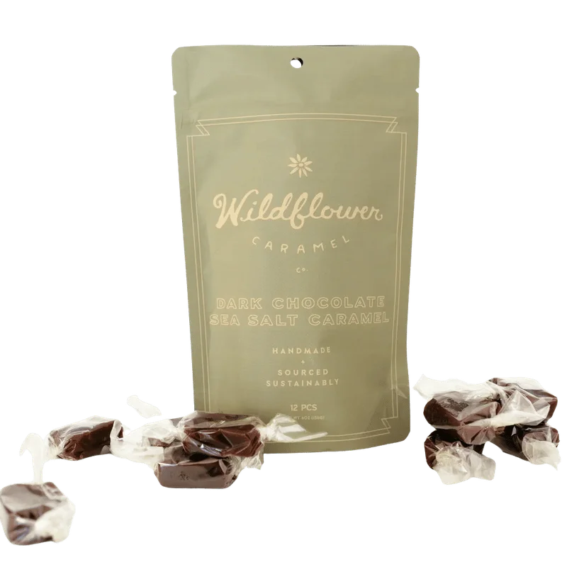 Image of Dark Chocolate + Sea Salt Caramels
