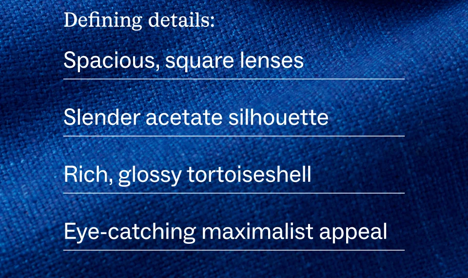 Spacious square lenses
