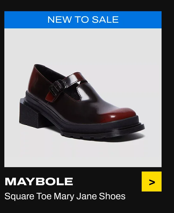 Maybole MJ Square Toe Mary Jane Shoes