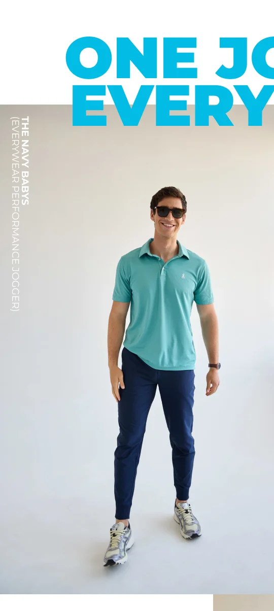 Everywear Performance Jogger: The Navy Babys