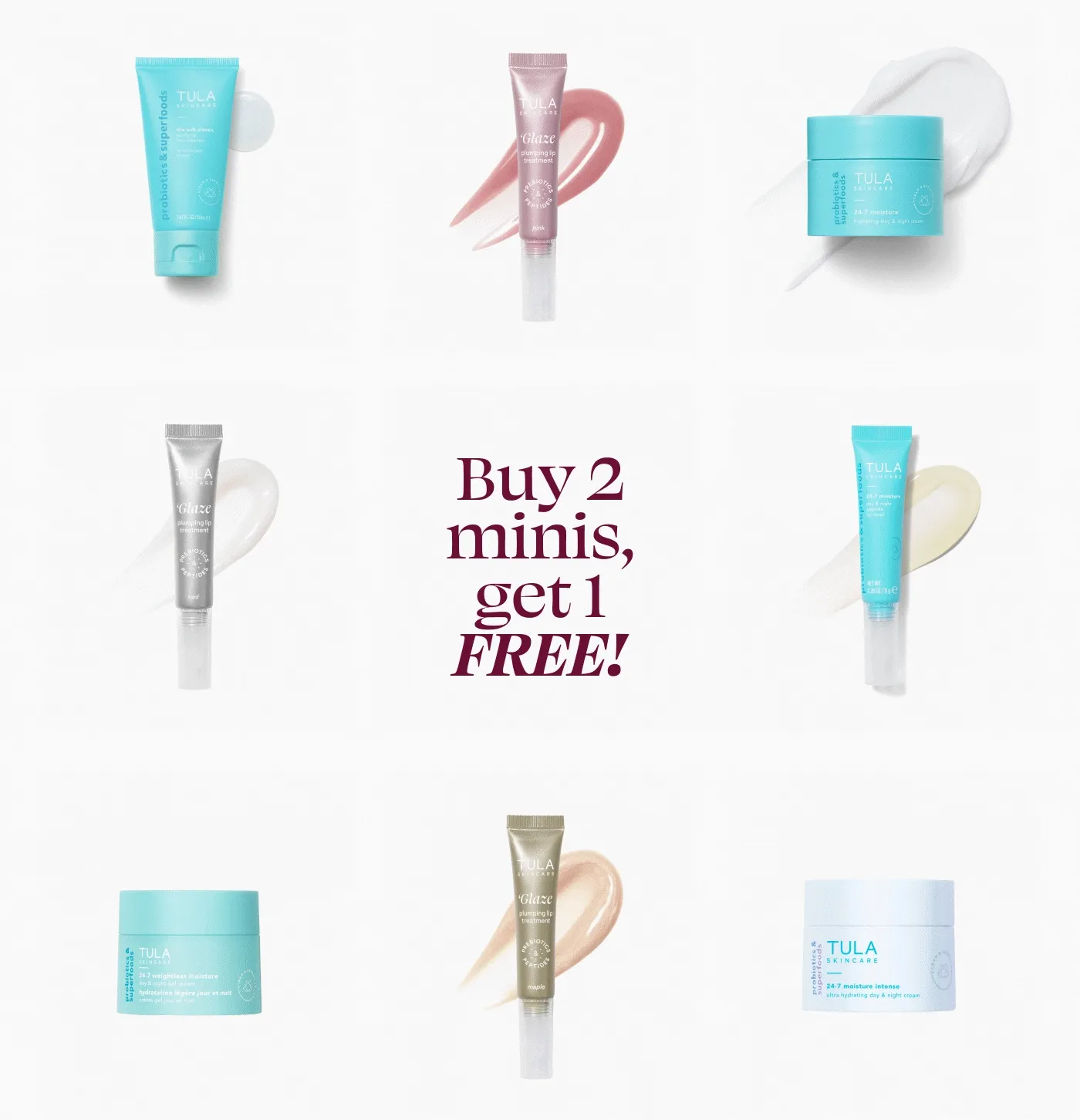 BUY 2 MINIS, GET 1 FREE
