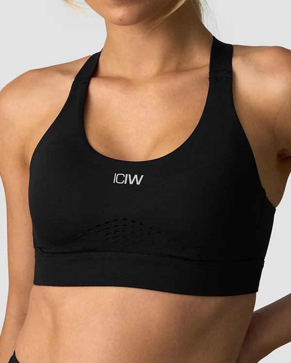 Essential High Intensity Sports Bra Black