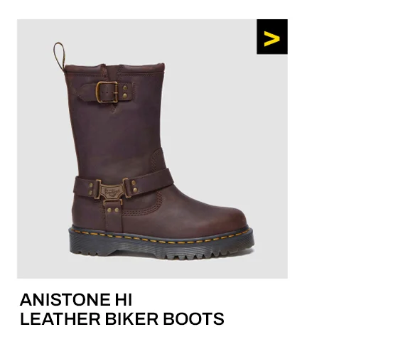 Anistone Hi Leather Biker Boots