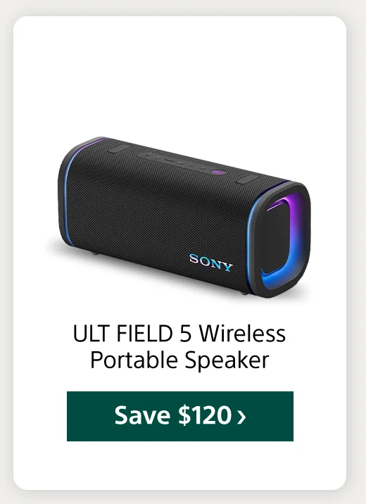 ULT FIELD 5 Wireless Portable Speaker Save $120